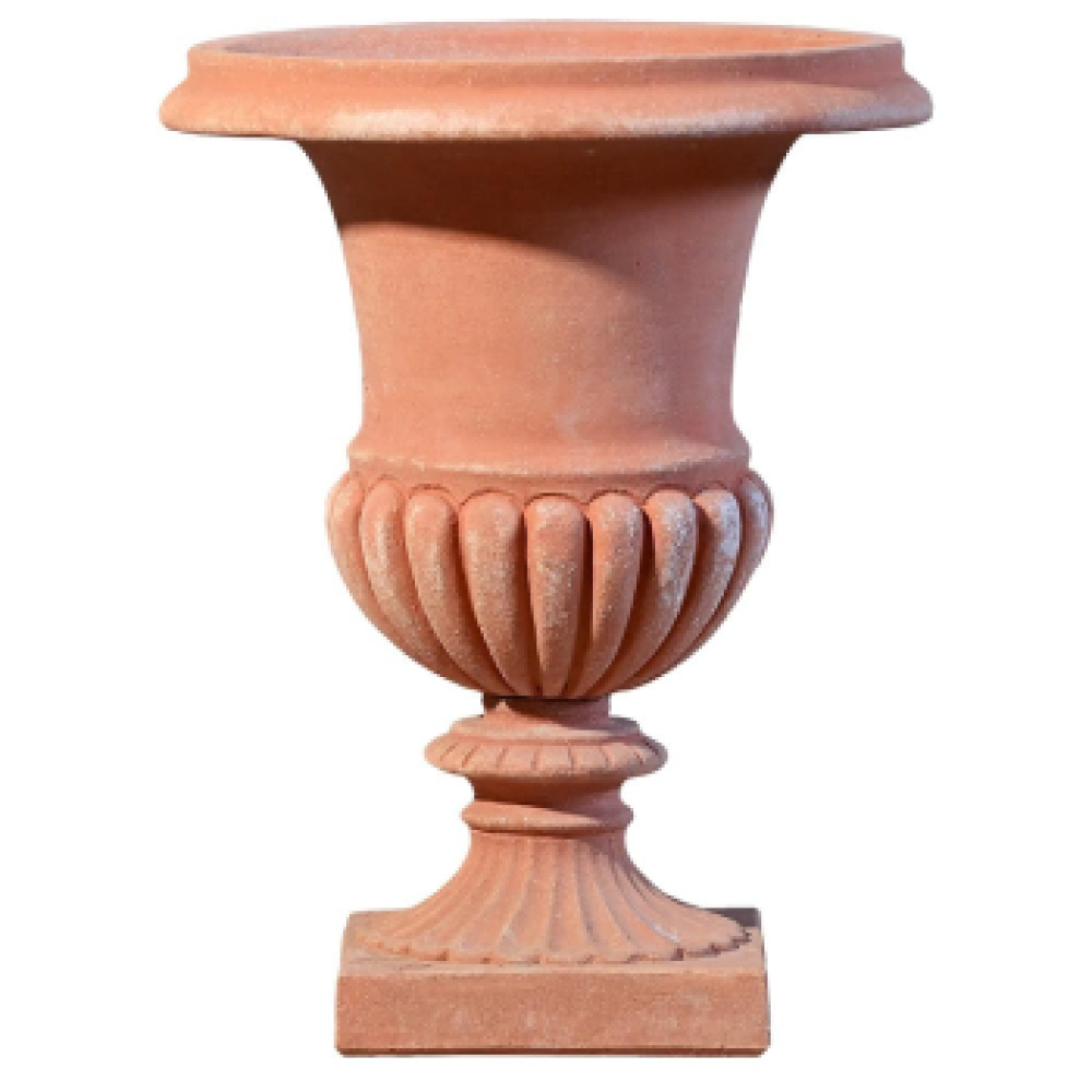 Vase Médicis classique en terre cuite d’Impruneta – élégance toscane intemporelle